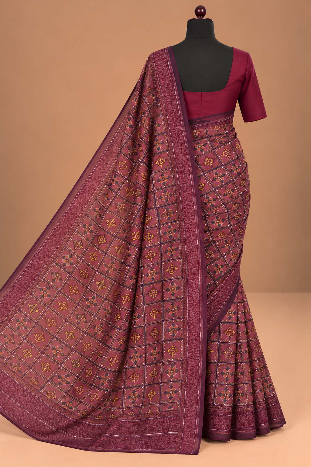 Rajkumari Amethyst Saree