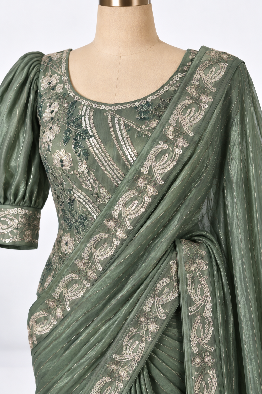 Vanya Emerald Garden Saree