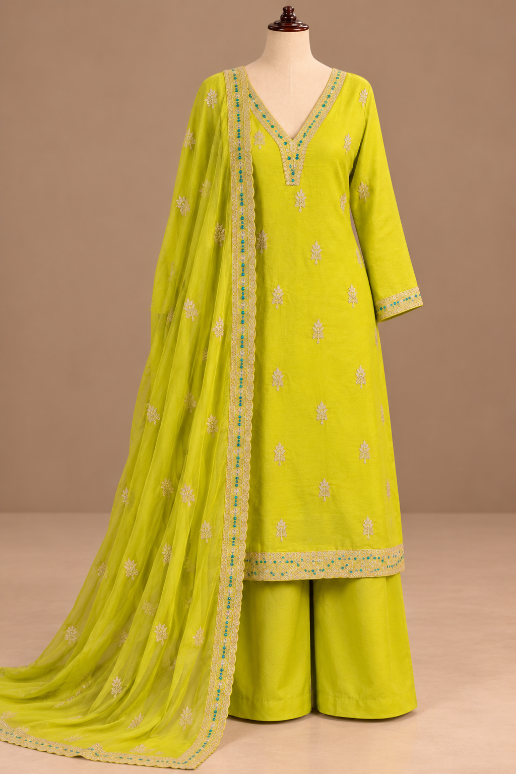 Aaranya Zari Garden Suit