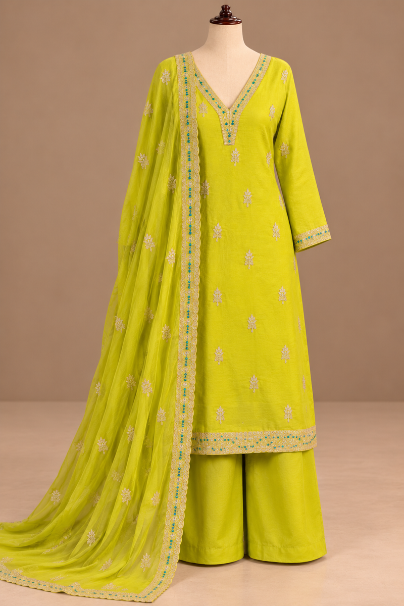 Aaranya Zari Garden Suit