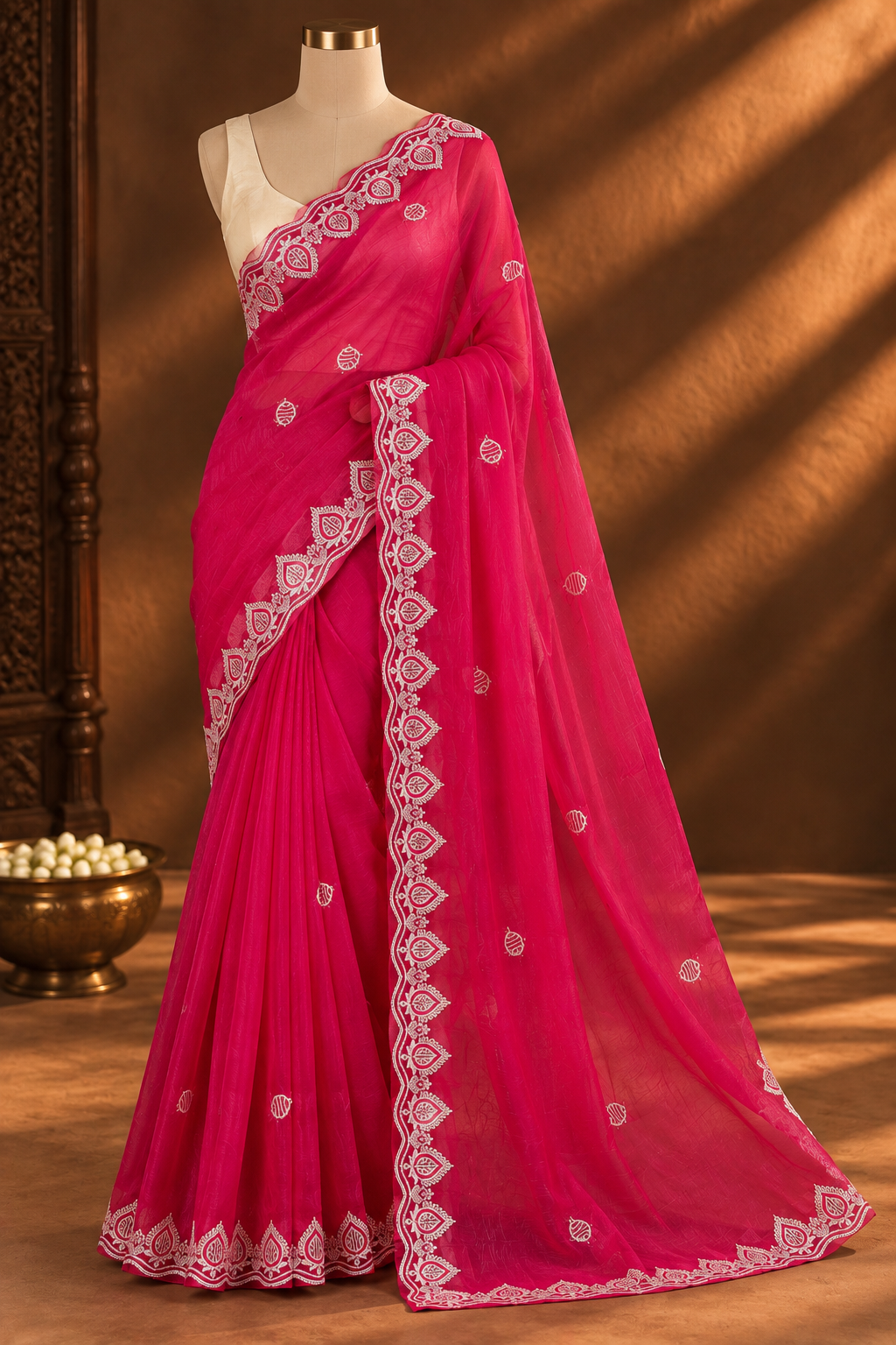 Gulnaar Rani Embroidered Saree