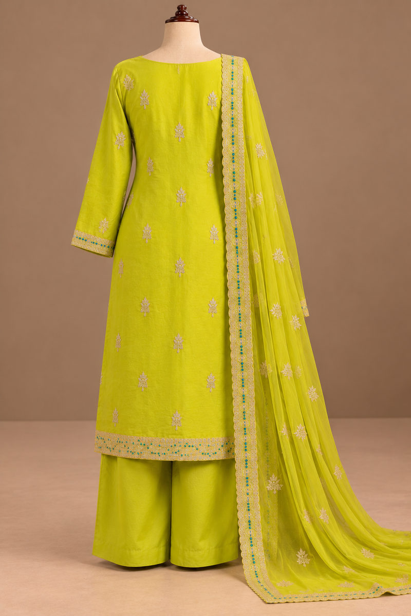 Aaranya Zari Garden Suit