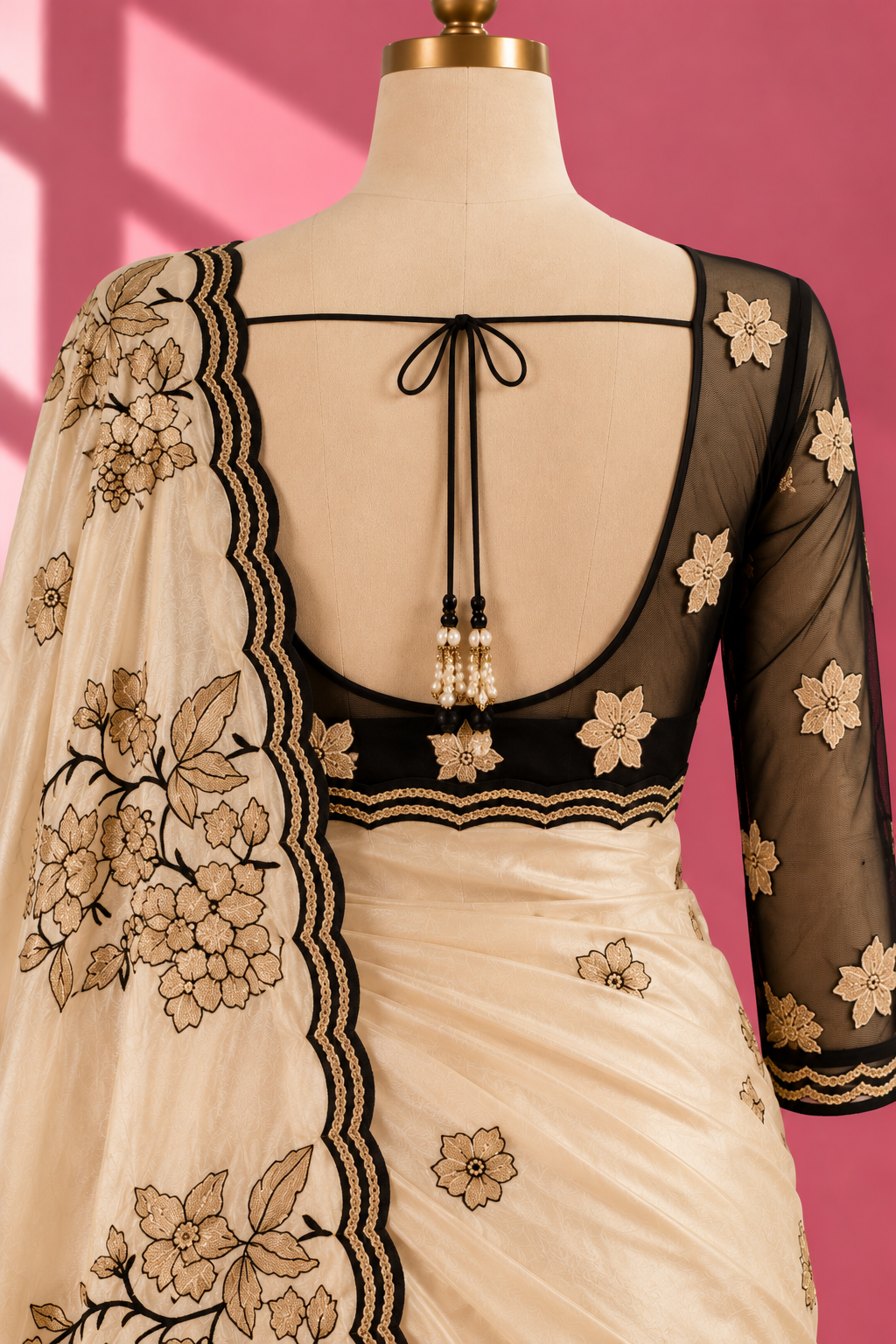 Safed Noor Heirloom Saree