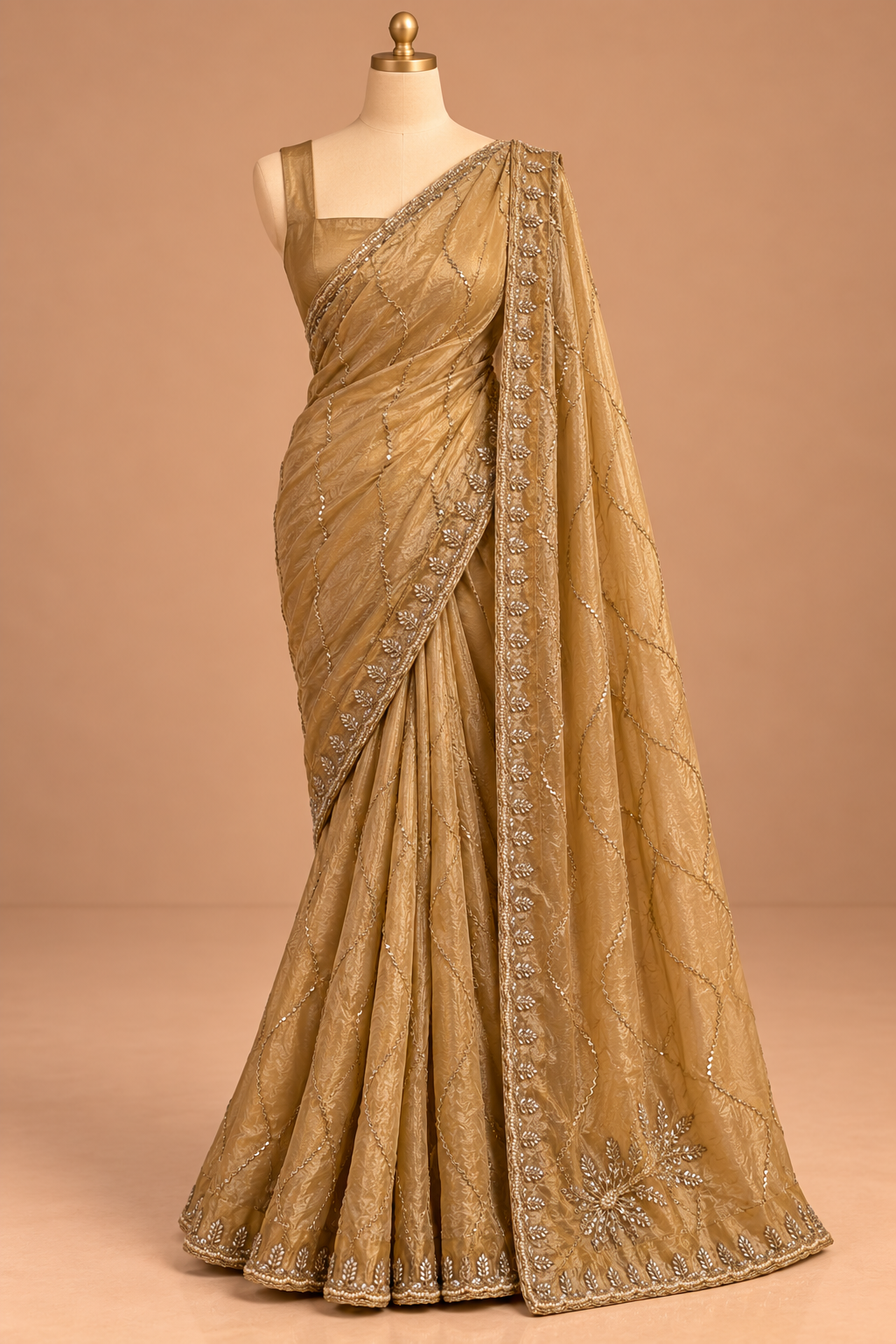 Sunehri Jaal Saree