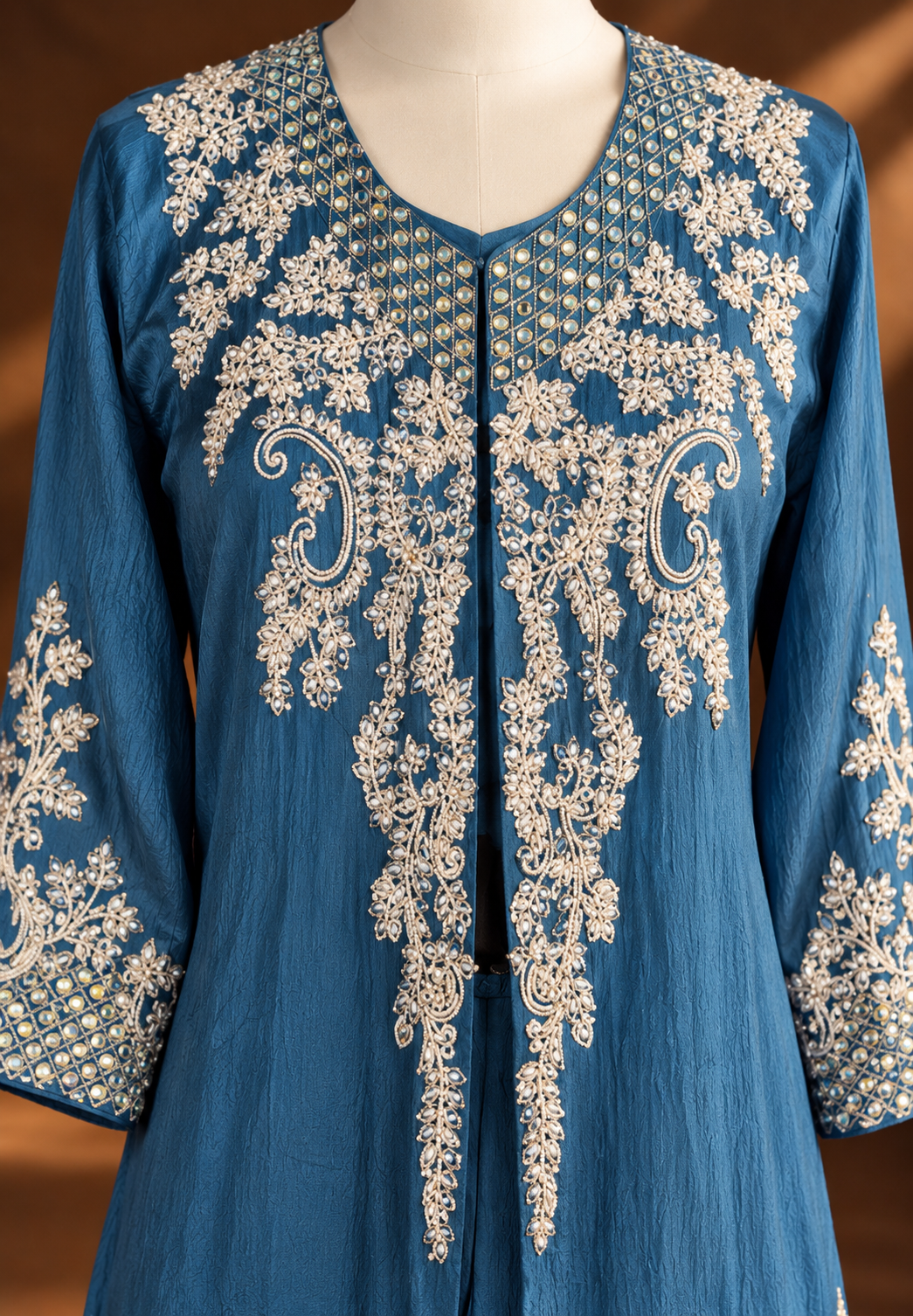 Azure Meher Palazzo Set