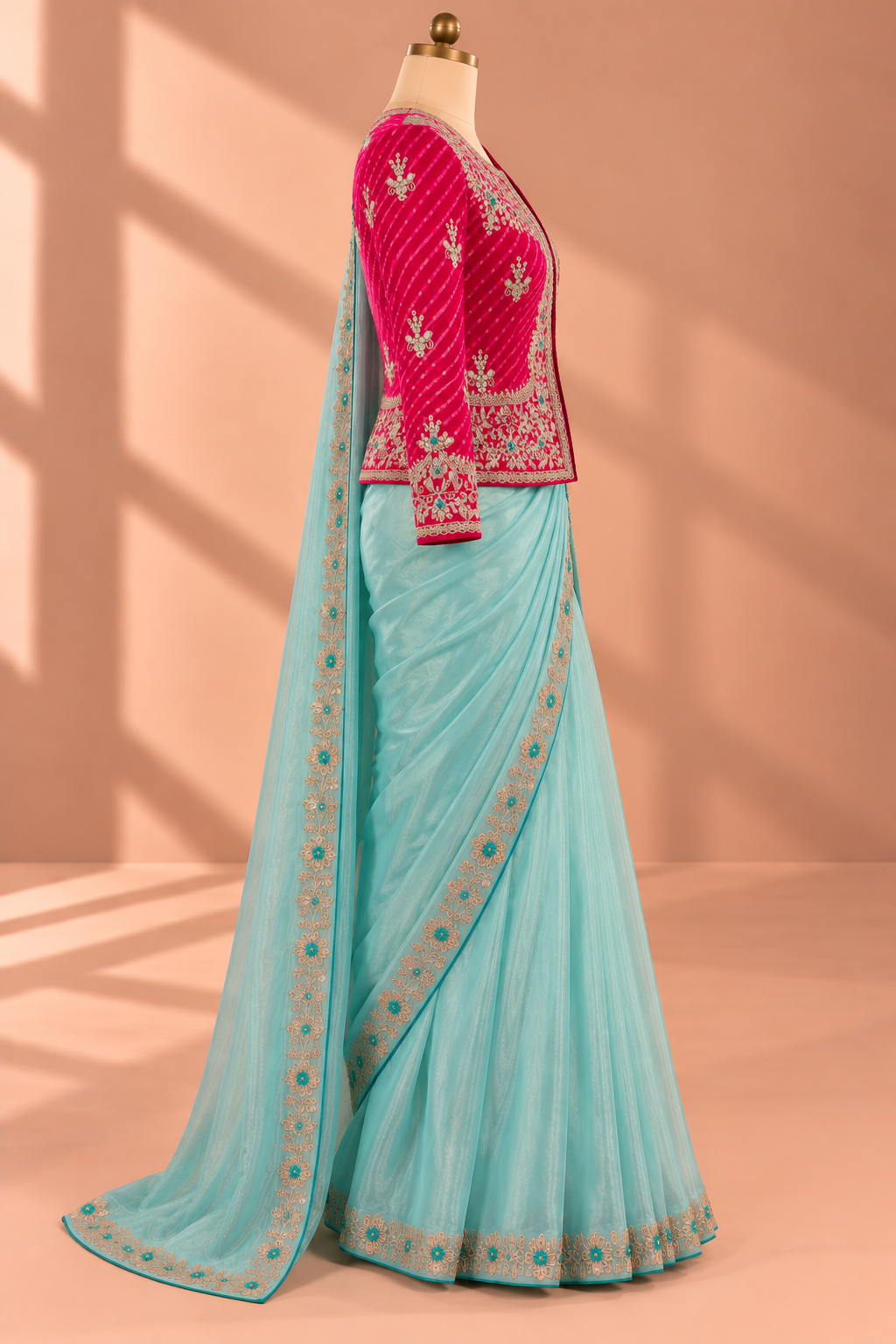 Zareen Darbar Jacket Saree
