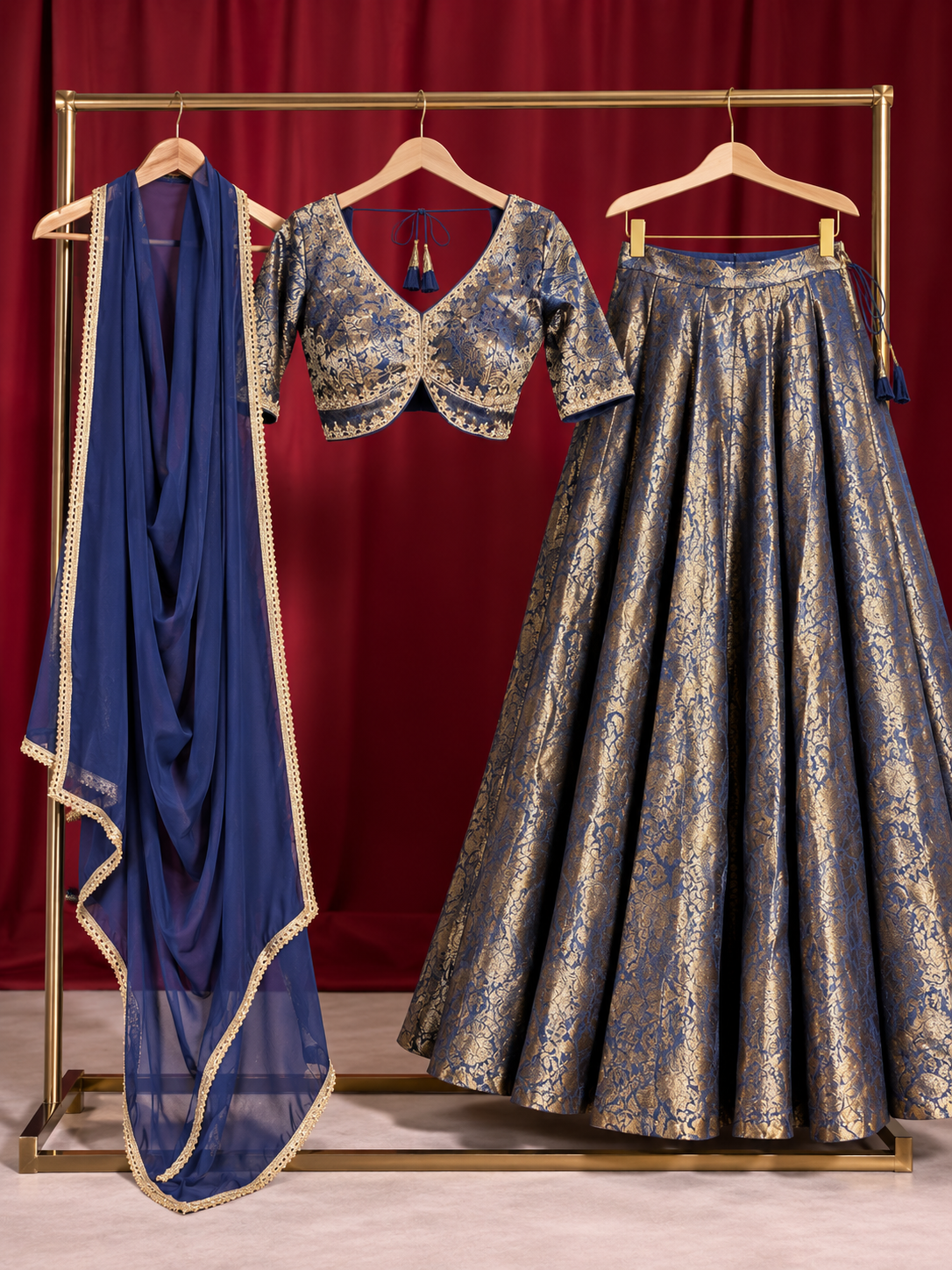 Neelambara Brocade Lehenga