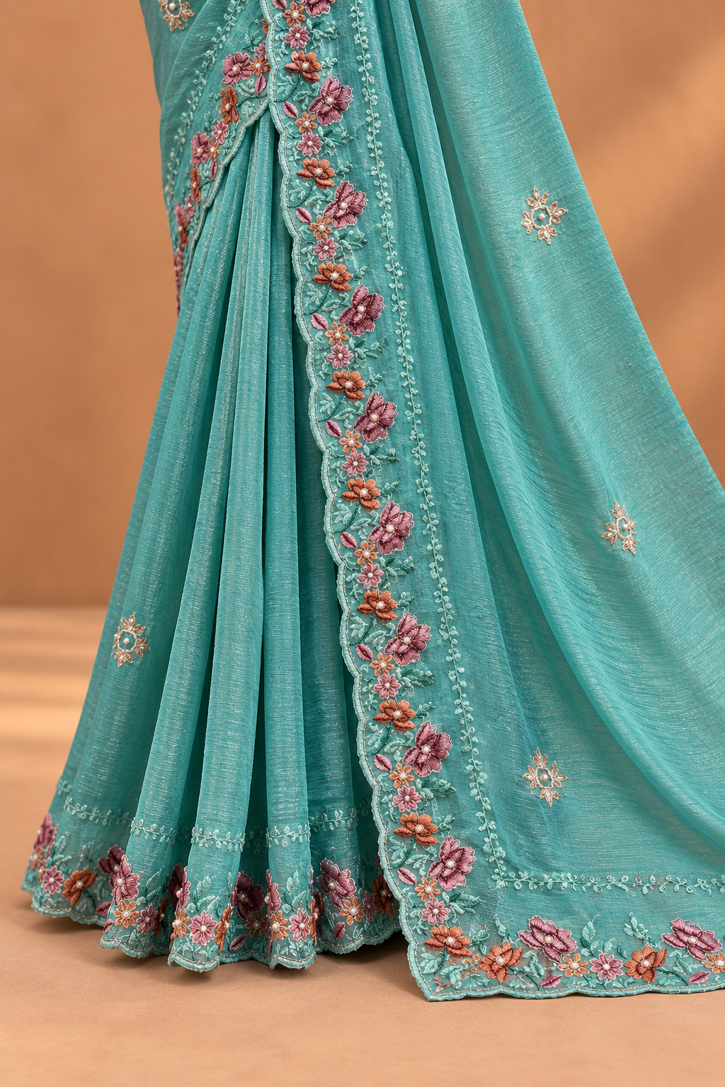 Sapphire Mehfil Embroidered Saree