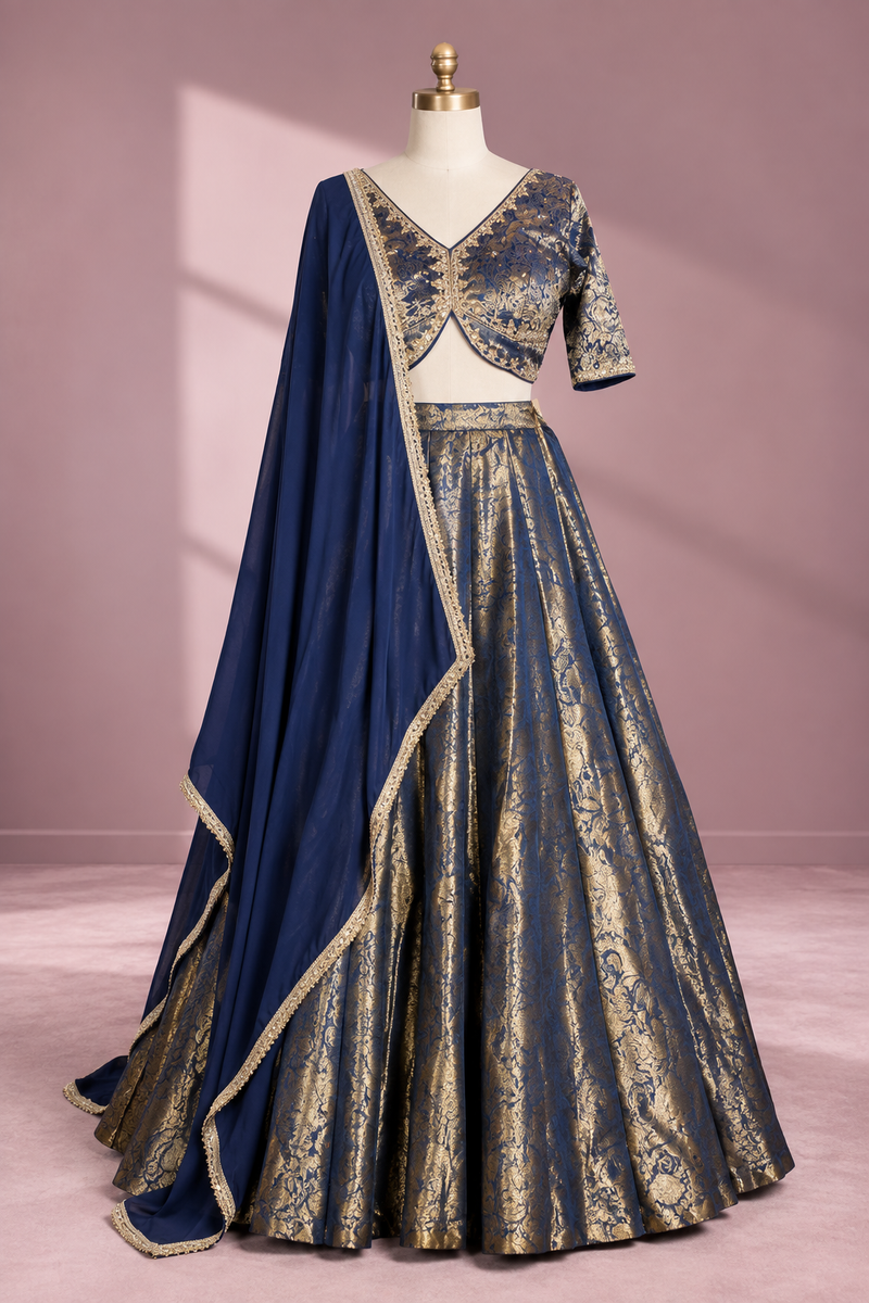 Neelambara Brocade Lehenga