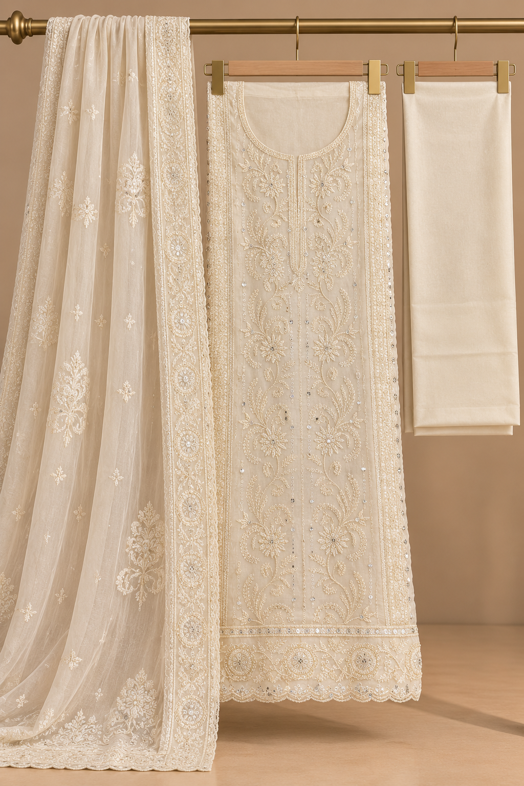 Ivory Jaal — Unstitched Suit