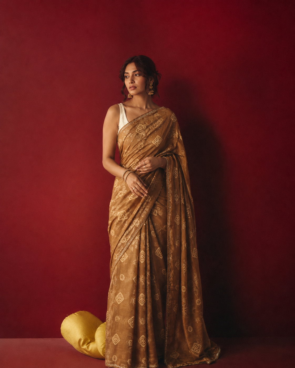 SONARA — Antique Bronze Saree