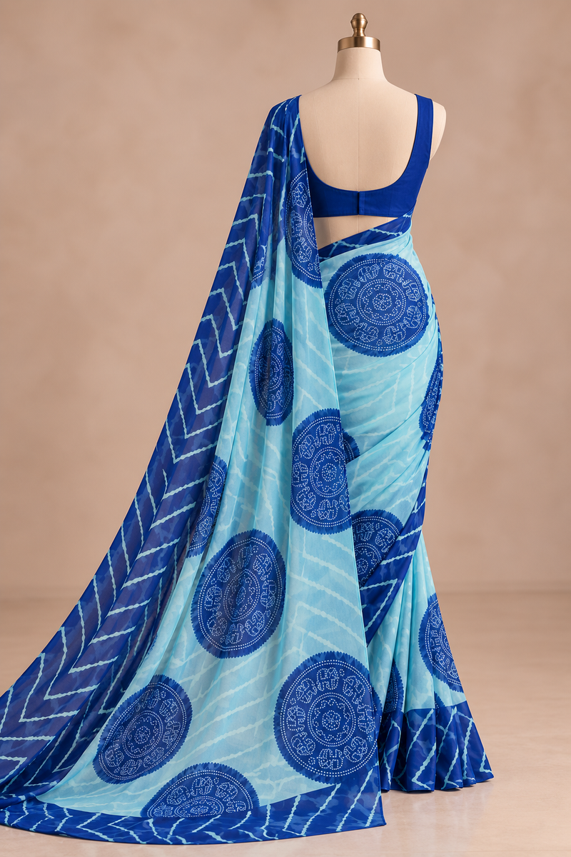 Neel Tarang Saree