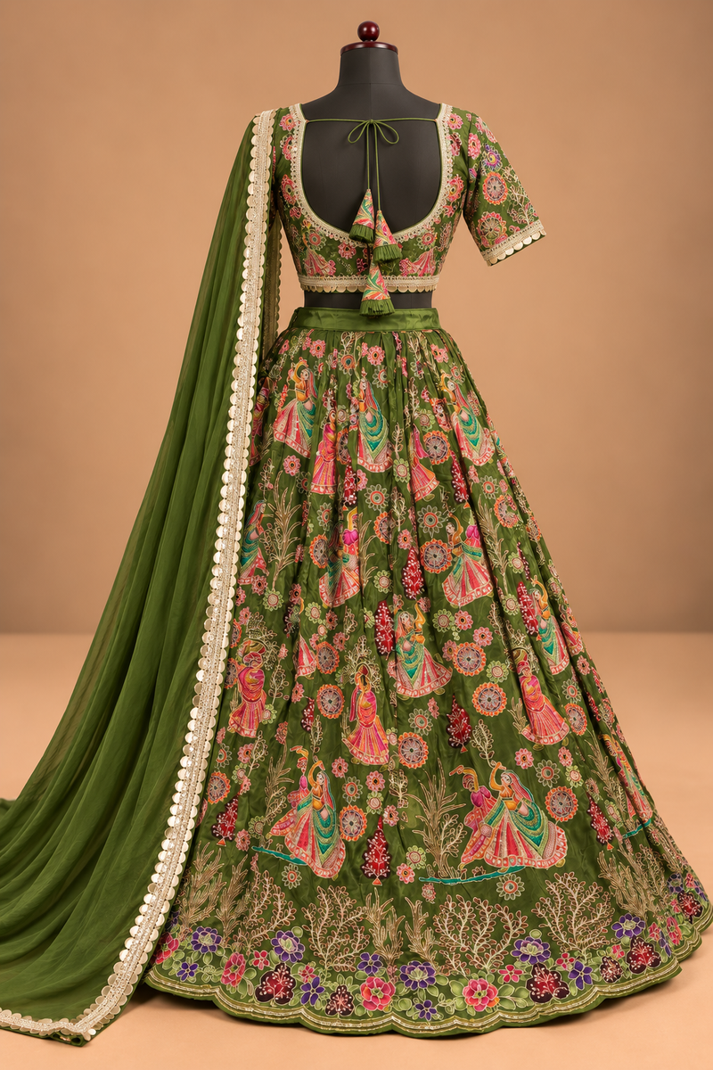 Bagh-e-Mor — Stitched Lehenga