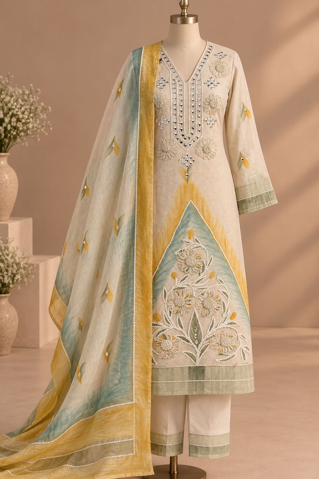 Gulnaar-e-Saba — Unstitched Suit