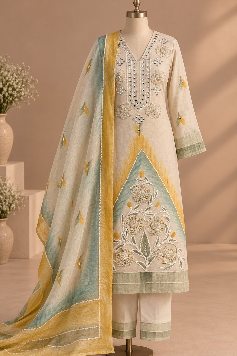 Gulnaar-e-Saba — Unstitched Suit