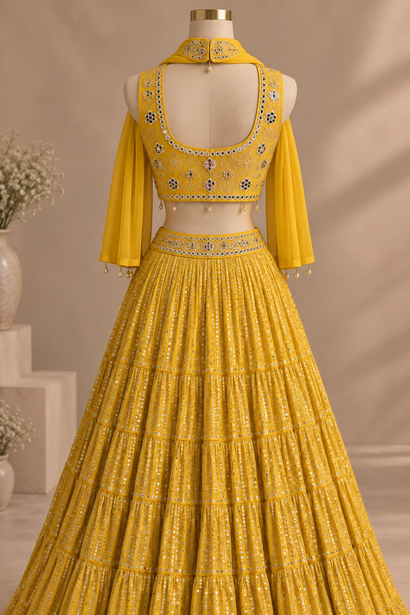 Zariya Haldi — Stitched Lehenga Set
