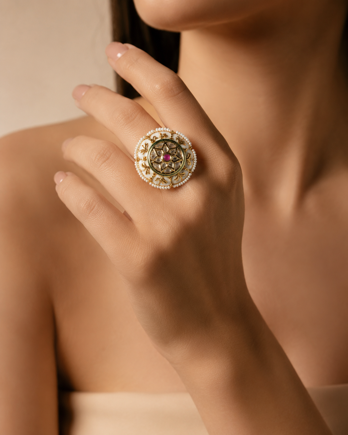 The Noorani Royal Cocktail Ring