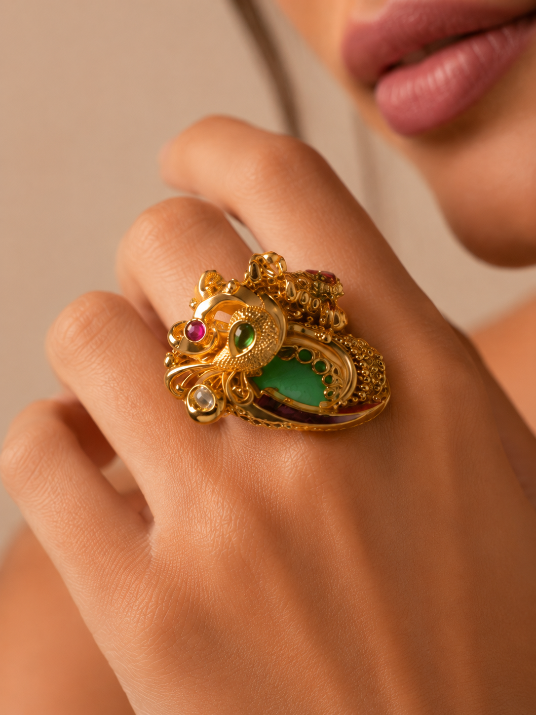 The Mayura Heritage Cocktail Ring