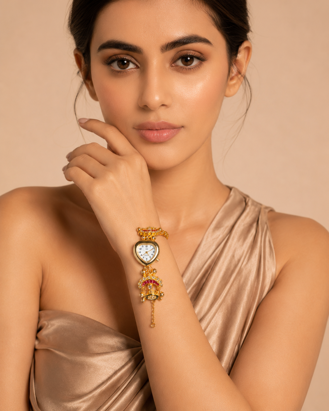 The Ira Meenakari Heart Fusion Watch