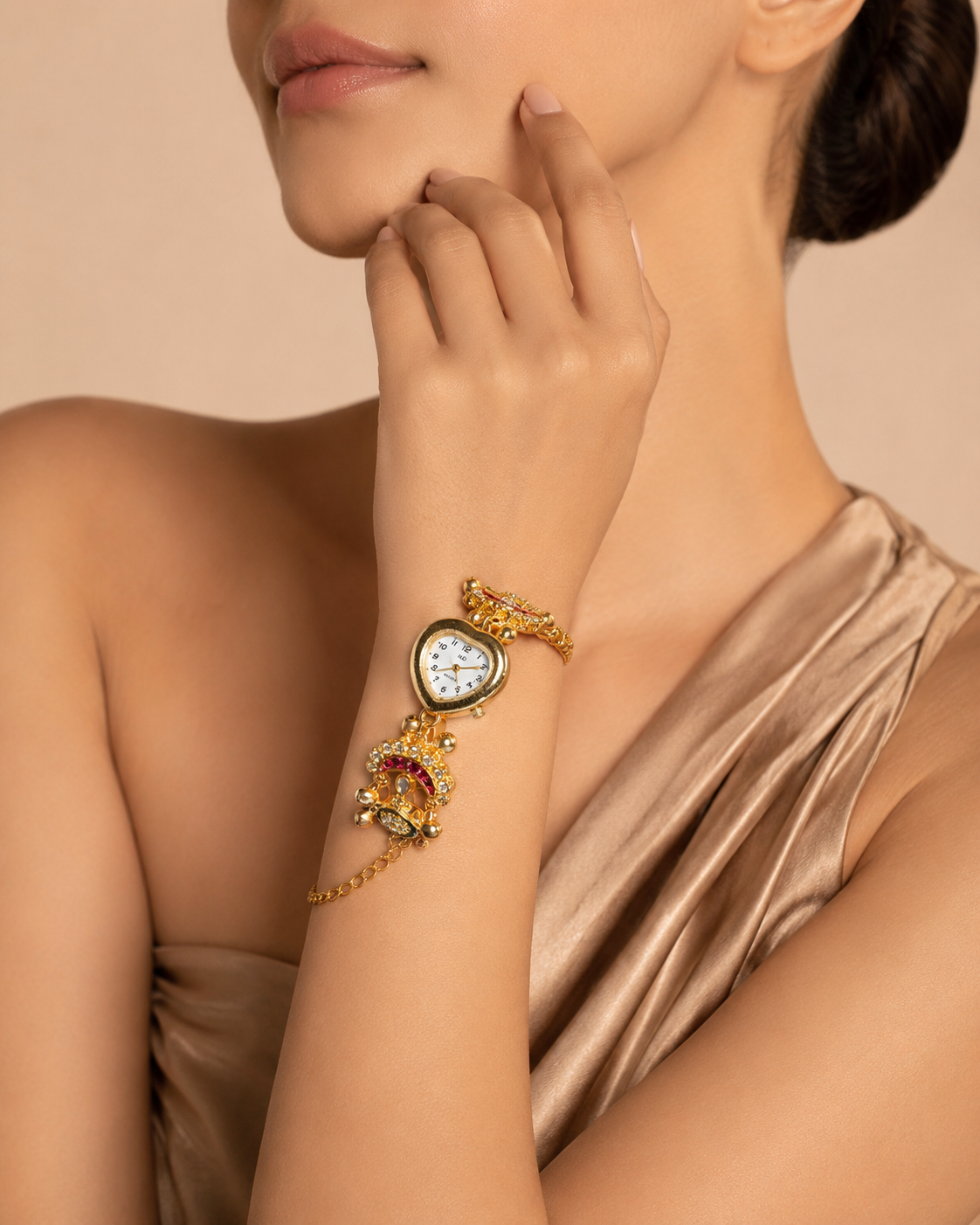 The Ira Meenakari Heart Fusion Watch