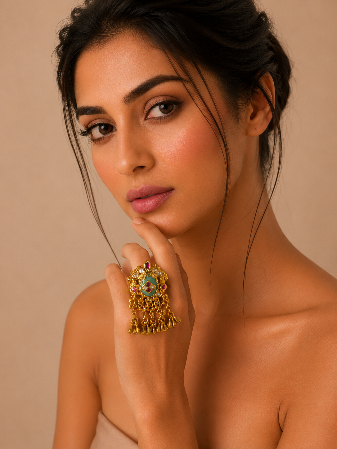 The Trisha Heritage Jhumka Ring