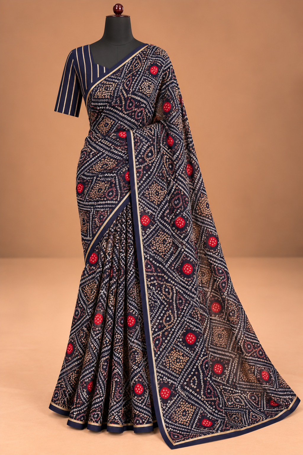 Aabha Gulnaar Rangrez Saree