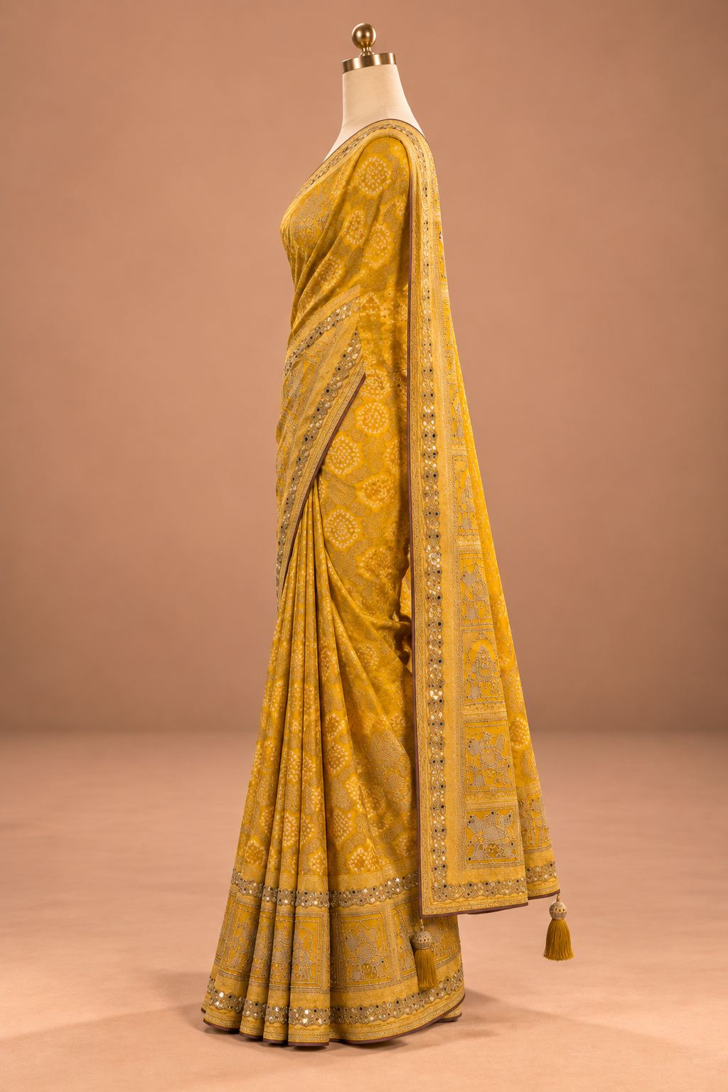 Marigold Heritage Saree