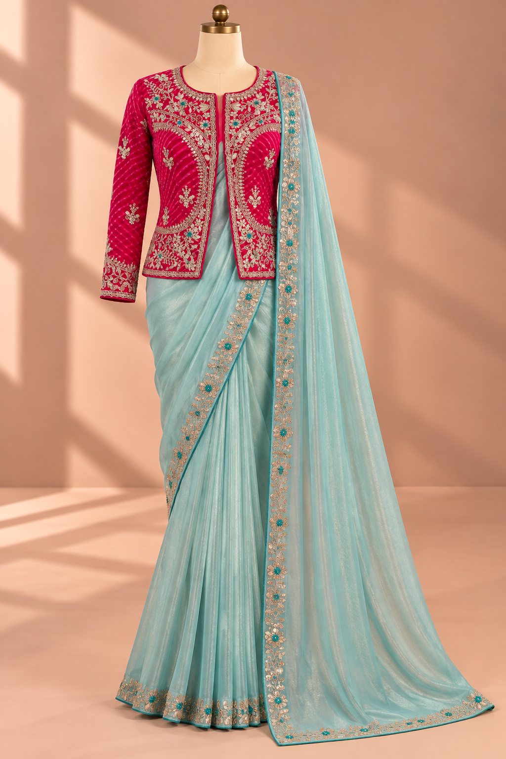 Zareen Darbar Jacket Saree