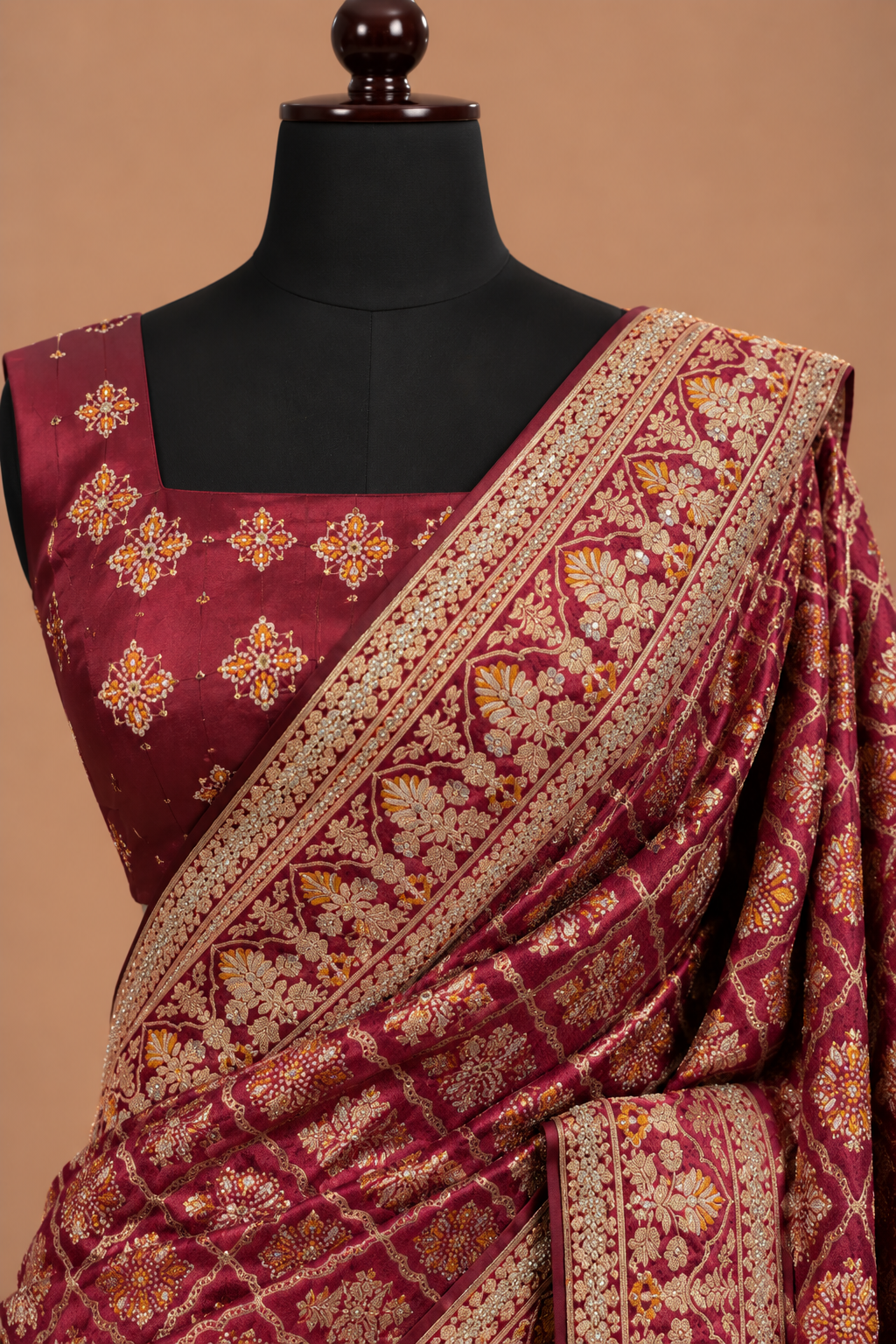Jamawar-e-Ruh Purple Saree
