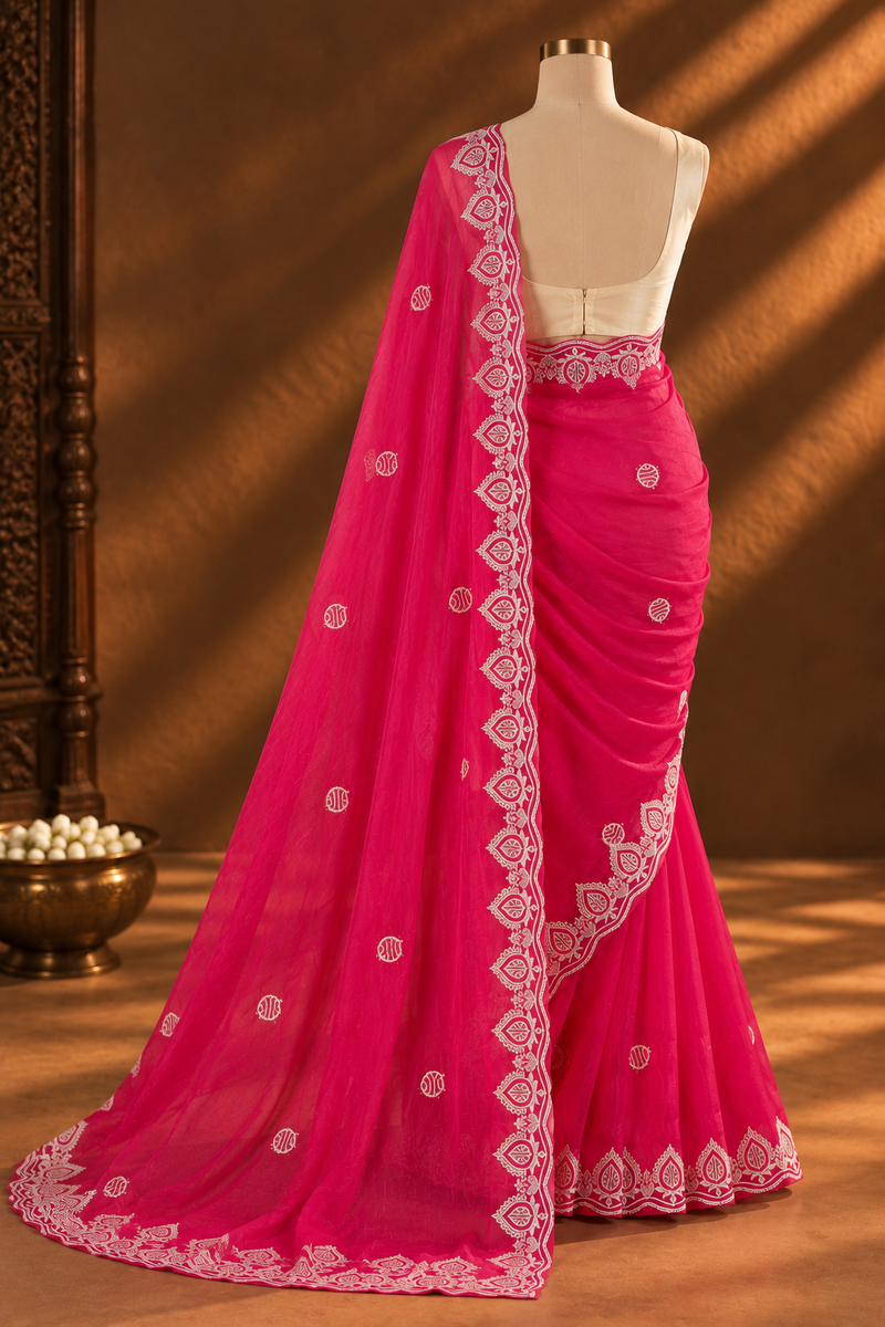 Gulnaar Rani Embroidered Saree