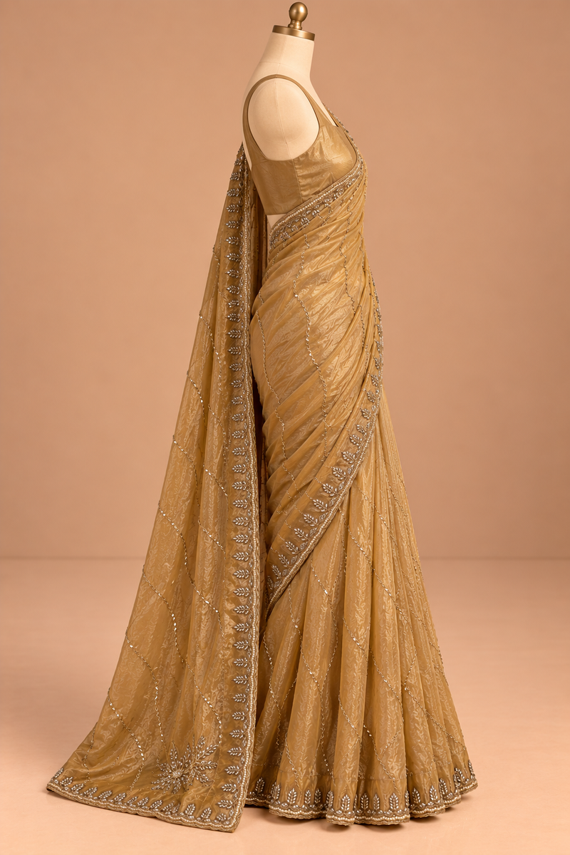 Sunehri Jaal Saree