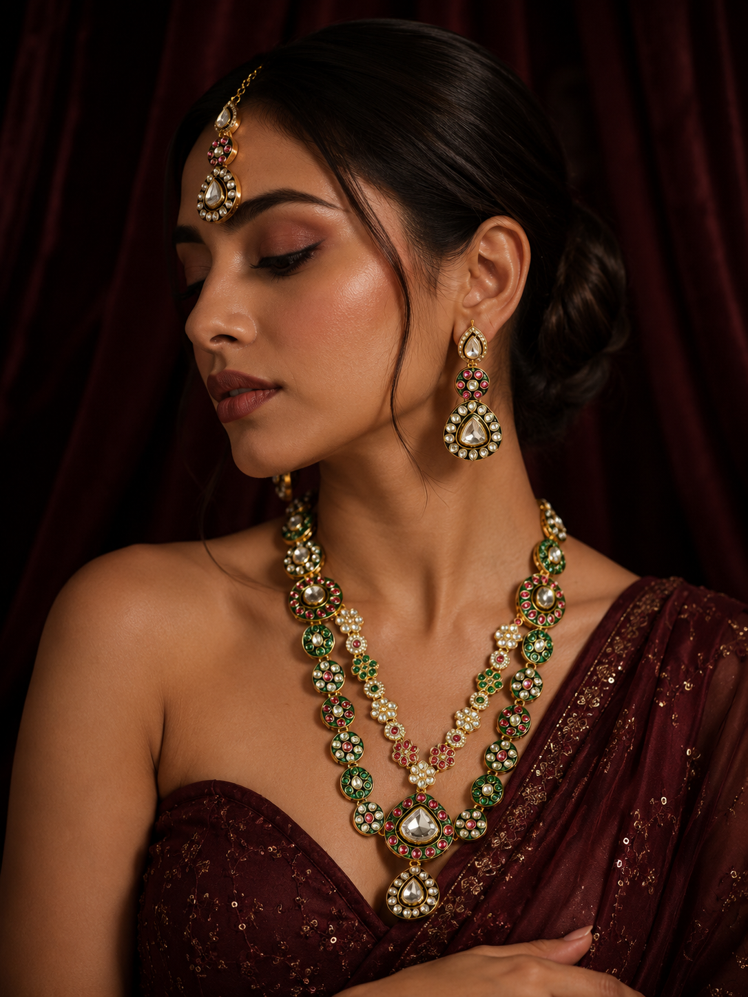 Maharani Kundan Bridal Set
