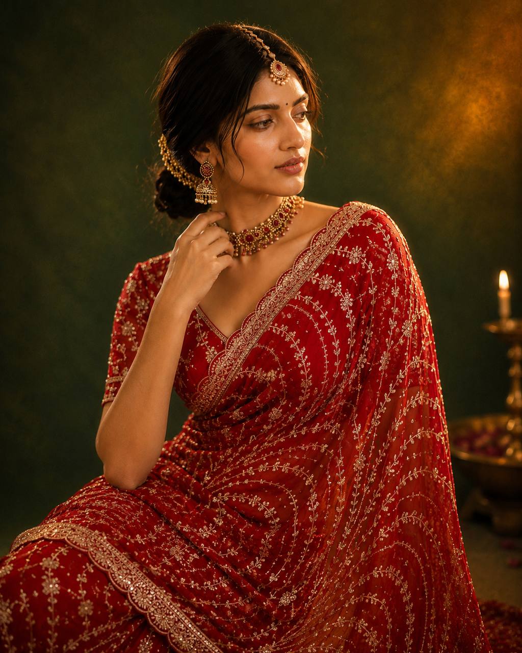 Nocturne Royale Saree