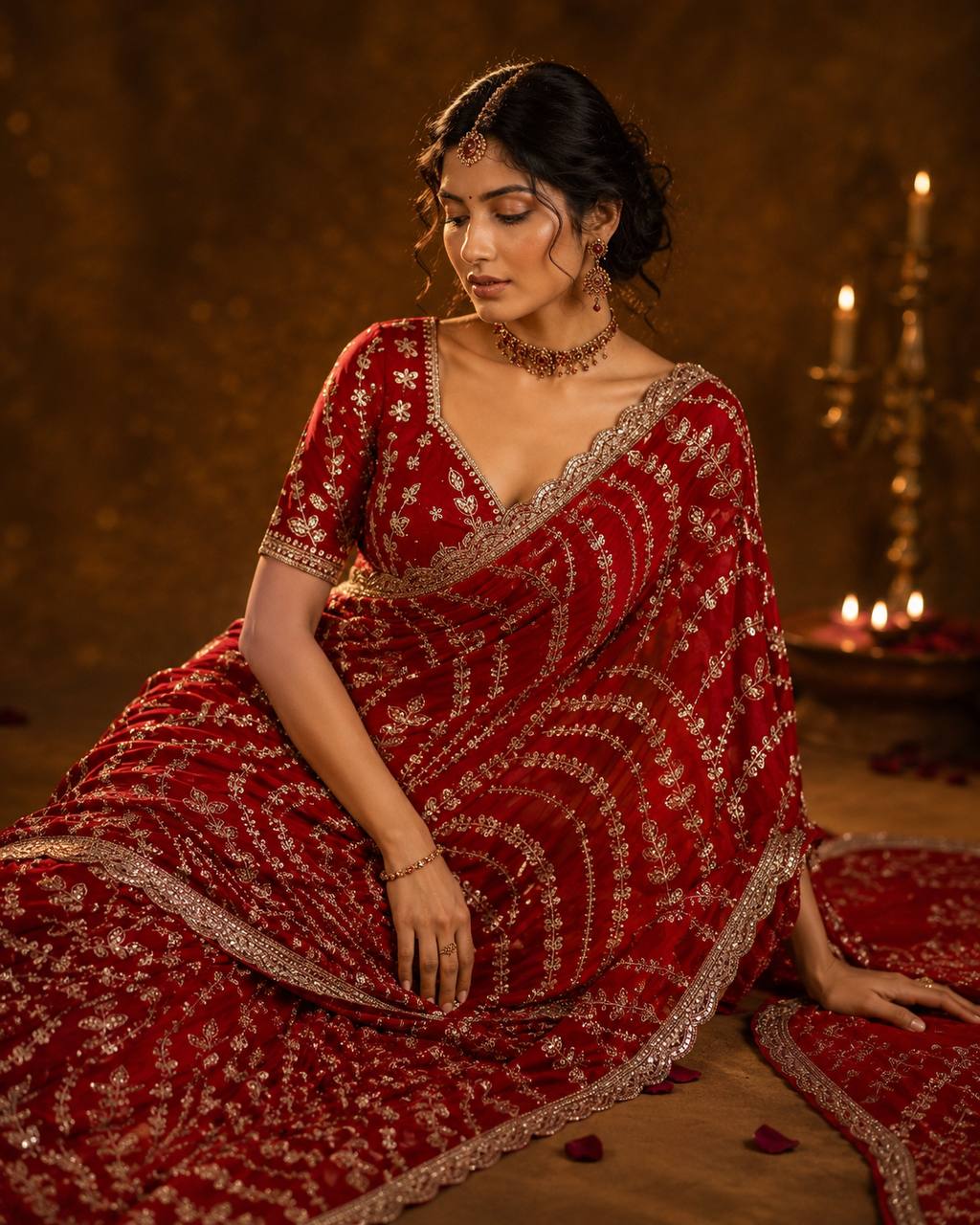 Nocturne Royale Saree